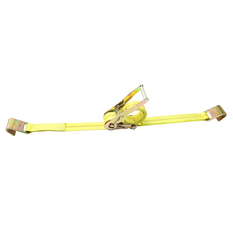 2 بوصة 50mm*5t 11000 رطل ربط خطاف مسطح أسفل حزام Ratchet Tiedown