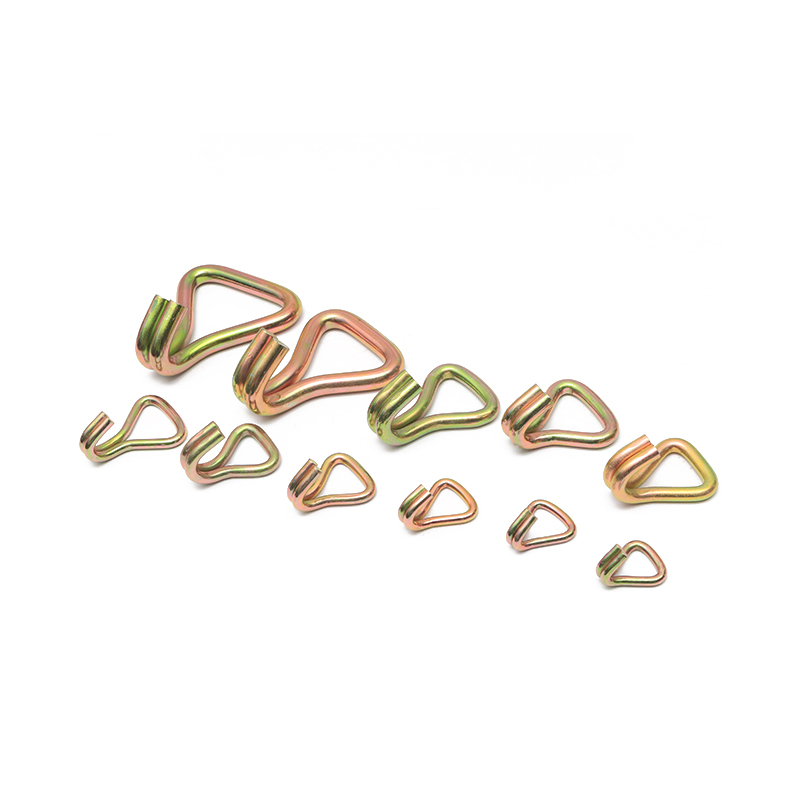 3 بوصة 10ton أصفر الزنك مطلي مزدوج j الخطاف الثقيل سلك مزدوج J