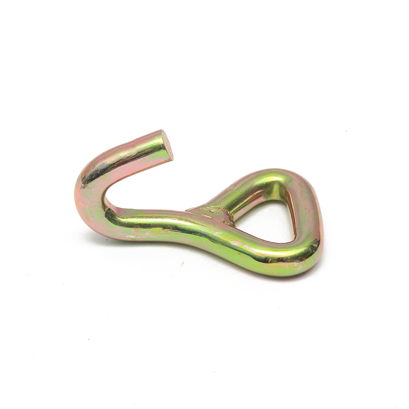 1.5 بوصة 3T أصفر الزنك مطلي J Hook Metal Single J Hook