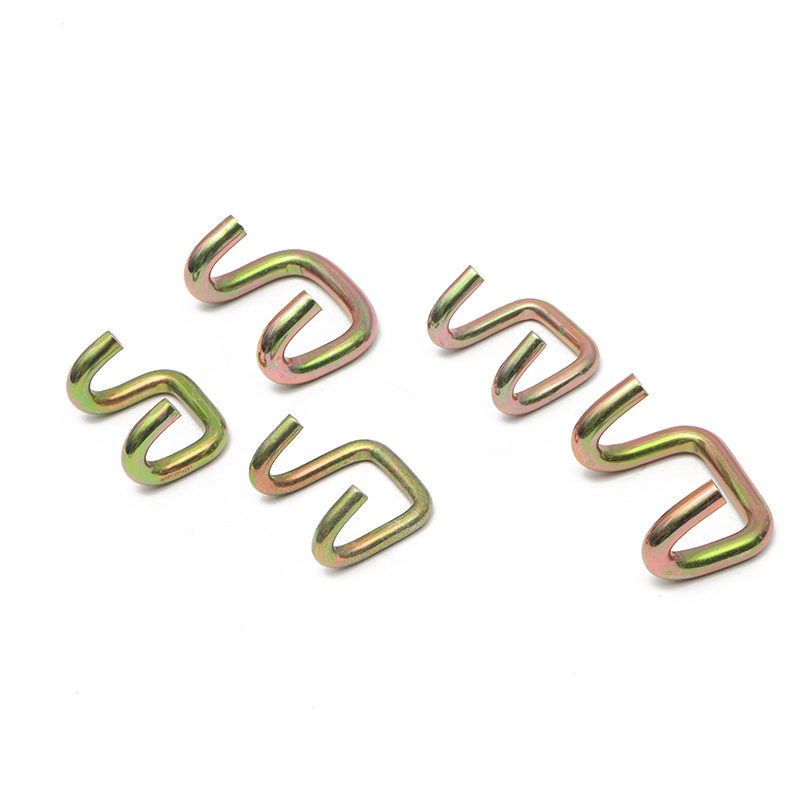 2 بوصات 5t زنك الصفراء مخلب U خطاف لحزام شحن الشحن