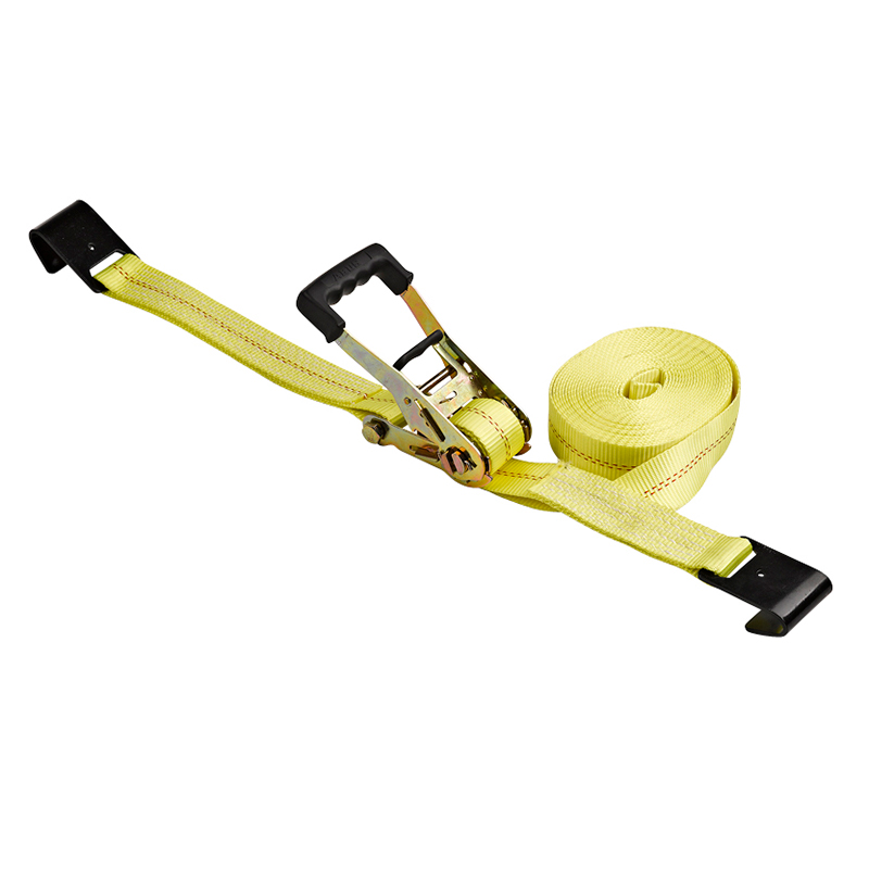 2 بوصة 50mm*5t 11000 رطل ربط خطاف مسطح أسفل حزام Ratchet Tiedown