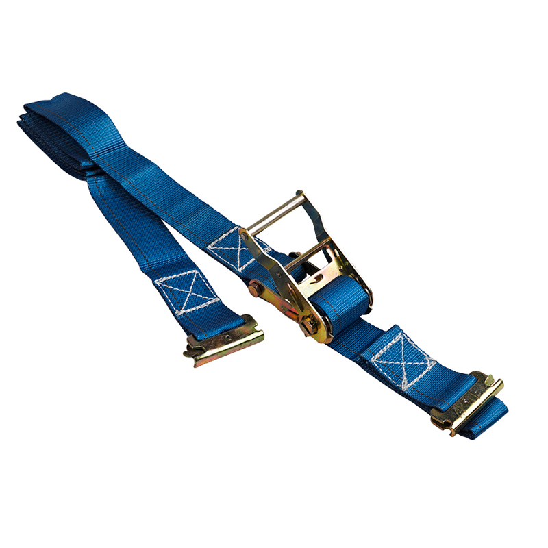 2 بوصة 50 مم*2T حزام أسفل حزام مع e هوك الشاحنة راتشيت tiedown e-track ratchet حزام